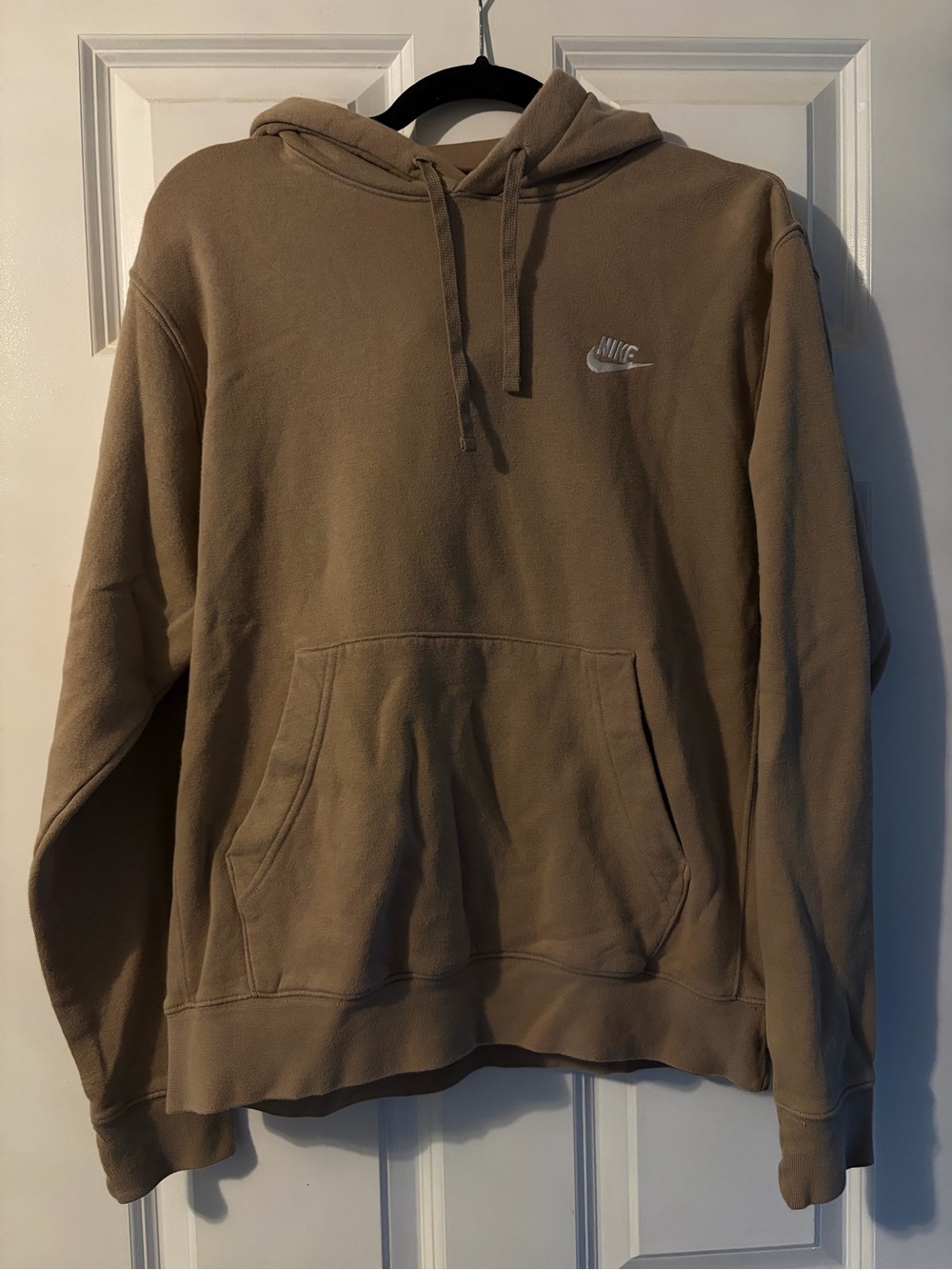 Nike Brown Pullover Hoodie with Small Logo